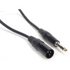XLR Male auf Klinke Stereo schwarz 150cm