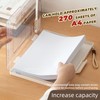 Reinforced Clipboard with Storage, Inner Plastic Folder Attached, Heavy Duty