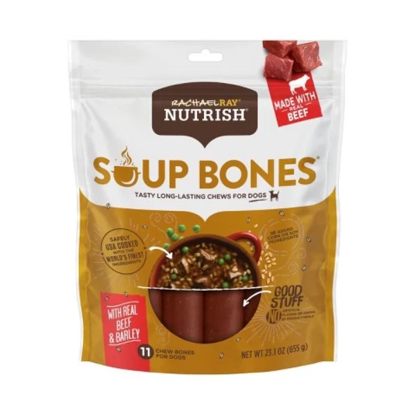 Rachael Ray Nutrish Soup Bones Real Beef & Barley Chewy