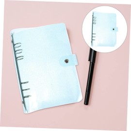 STOBOK Creative Pvc Notebook Cover Loose-leaf Shell Ring Binder and Buckle for Enhanced Protection for Travel and Diy Projects