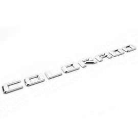 3pack OEM 2023 Colorado Plus LT Emblem 3D Letters Badge Compatible with fits 2019-2025 Colorado 84113503 85594766 (Chrome)