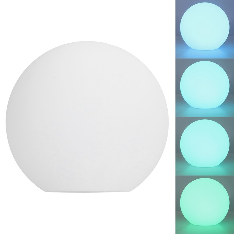 LED Round Lamp RGBW 24Key Remote Control 16Color Dimmable 4Mode