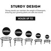 5 Pack Metal Plant Stands,Heavy Duty Potted Holder for Flower