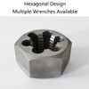 4 x Right Hand Thread Round Die Carbon Steel Manual