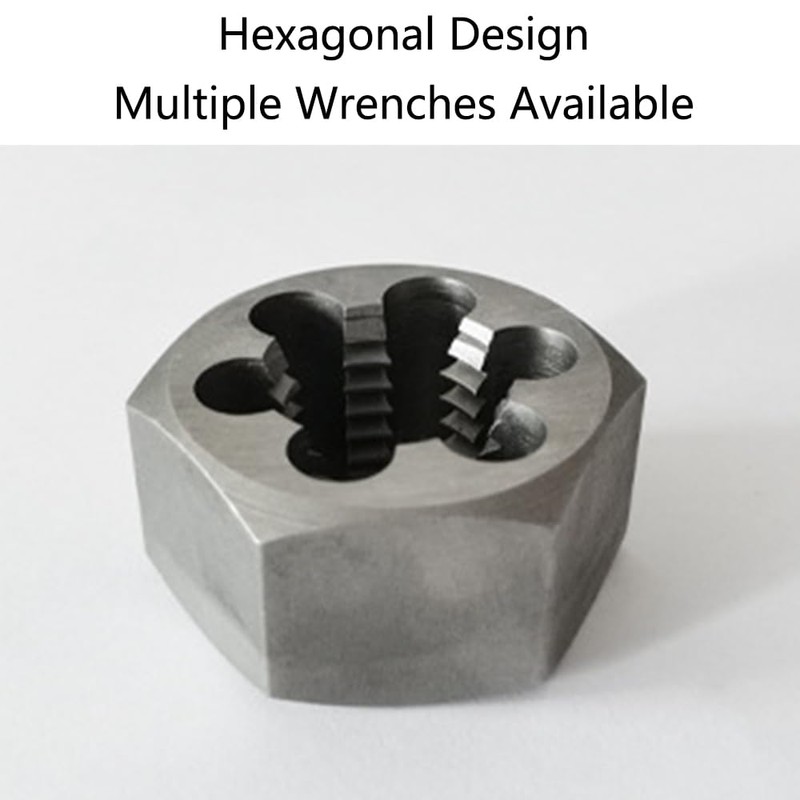 4 x Right Hand Thread Round Die Carbon Steel Manual