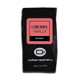 Cherry Vanilla Flavored Coffee by Coffee Beanery | Medium Roast, 12oz Ground, 100% Arabica
