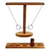 Joycabin Hooks Ring Toss Game for Children Adults, Ring Toss