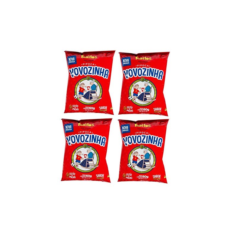 Vovozinha - Sweet Popcorn - 2.1 oz (PACK OF 04)