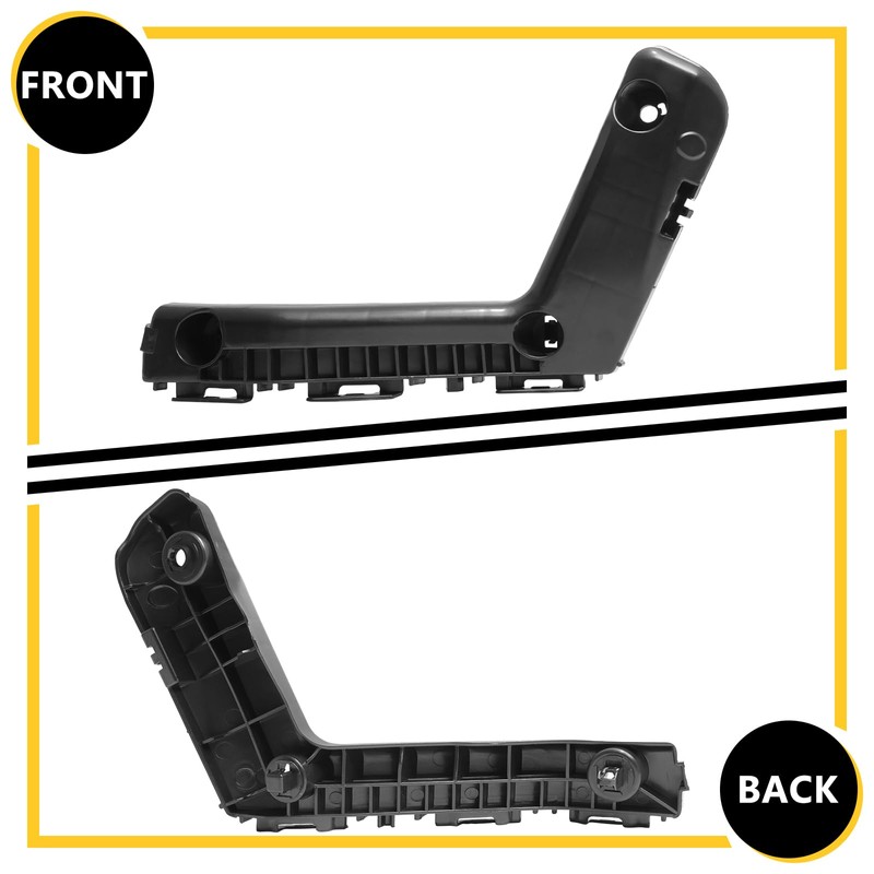 BXZ Front Bumper Cover Retainer Bracket Hold Mount Pair 2Pcs