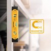 Firecore 3pcs Magnetic Torpedo Level, 9-Inch Shockproof Toolbox Level with