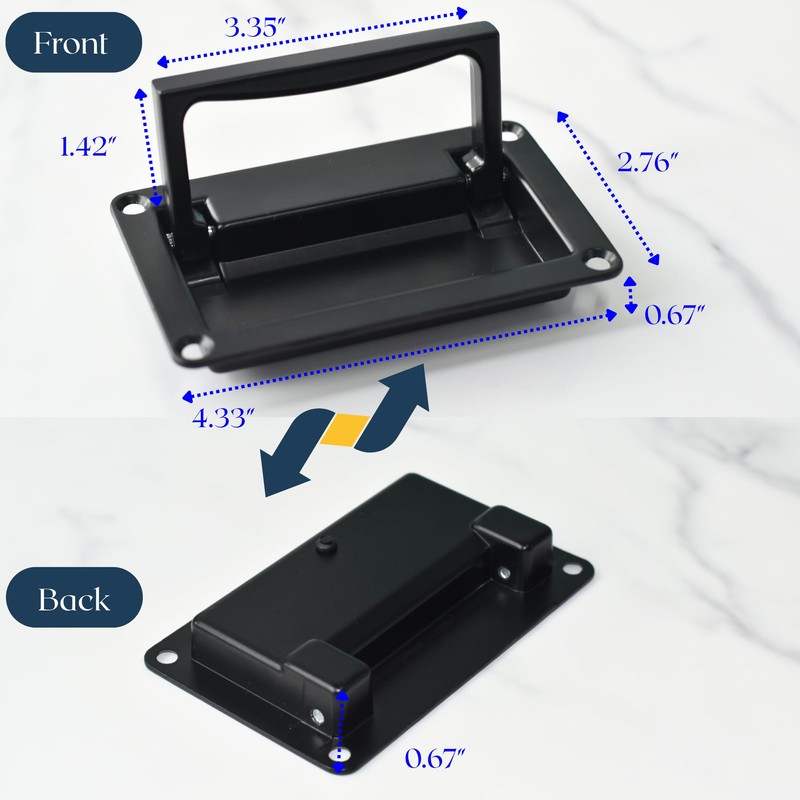 Livale Trap Door Pull Handle - Recessed Door Handle Pull