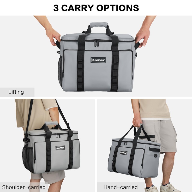 Soft Insulated Cooler Bag Collapsible Large Travel Coolers Soft Sided