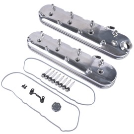 Woosphy Cast Aluminum Tall Valve Covers & Coil Mounts Replacement for GM LS Engines LS1 LS2 LS3 LS6 LS7 5.3 6.0L Polished