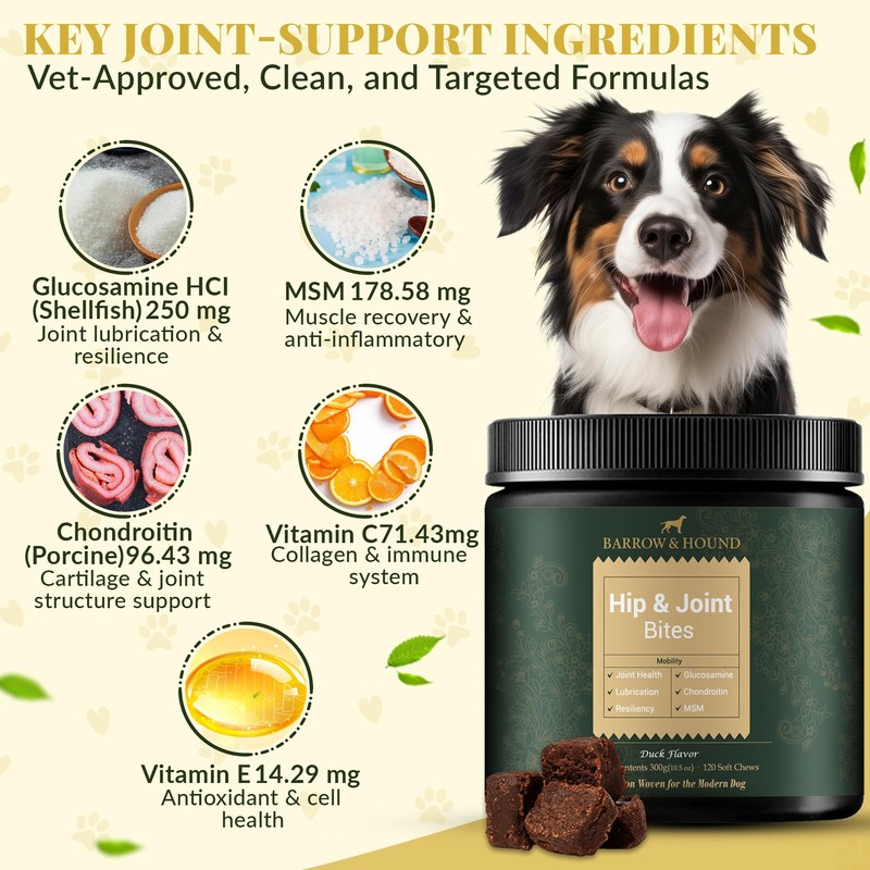 Barrow & Hound - Hip & Joint Chews for Dogs