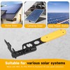 Metal MC4 Disconnect Tool, Universal MC4 Tool with 4-in-1 Wrench