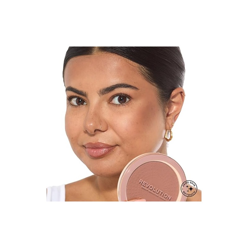 Polvo Bronceador, Bronzer, Mega Bronzer, Make Up Revolution (02 Warm)
