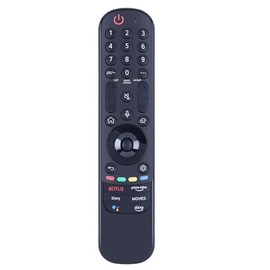 Replacement IR Remote Control AKB76039904 MR22GA Compatible for LG Smart TV 43UQ75006LF 43UQ80006LB 43UQ9000PSD 50UQ75006LF 50UQ80006LB 50UQ9000PSD 55UQ75006LF 55UQ80006LB (No Voice Function)