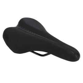 Bike Seat Thicken High Elastic Sponge Comfortable Waterproof Black Bicycle Saddle for Road Mountain Biking