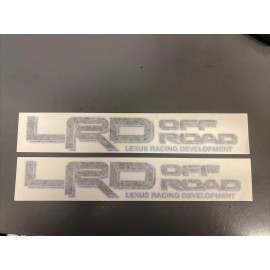Avery Dennison LEXUS LRD Off Road Decal  2xBlue GX470 GX460 LX450 LX470 LX570 RX300 RX350 UX200