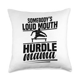 Hurdler Spikes Men Hurdles Shoes Track & Field Hurdling Throw Pillow