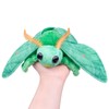 Frankiezhou Home Little Emerald Moth Plush Toy - Realistic Emerald