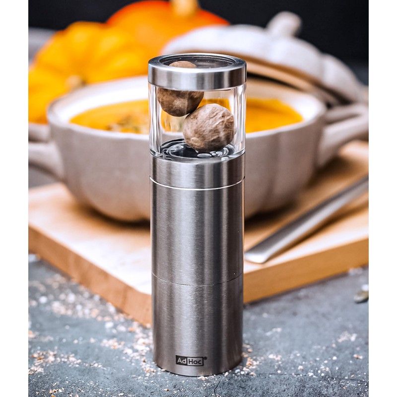 AdHoc Muskatino Nutmeg Mill, Gift Set Consisting of 1 x