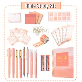Mr. Pen Mr. Pen- Bible Journaling Kit for Women, Sunset Blush, Bible Highlighters and Pens No Bleed, Bible Journaling Supplies, Bible Study Kit, Easter Gift