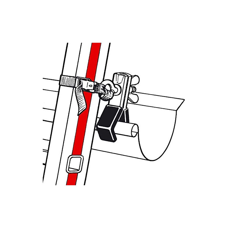 HYMER 0051528 Ladder Holder Set for Gutters