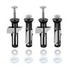 4PCS Heavy Duty Toilet Seat Fastener Bolt Kit - M5