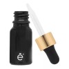 Envaline Frasco Gotero 10 Ml Coated Pipeta Premium Bulbo Negro
