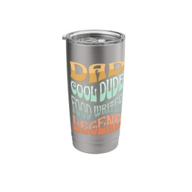 Dad Food Writer Legend Stainless Steel Insulated Tumbler