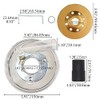 BGTXINGI Dust Shroud Kit Dry Grinding Dust Cover 100-150MM Adjustable