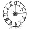 24-Inch Classic Decorative Wall Clock with Roman Numerals Battery Operated