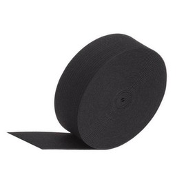 1 Roll Black 16.4 Ft Length 2 Inch Wide High Elastic Crochet Belt Flat Sewing Elastic Cord Stretch Knitting Ribbon Bands Latex Elastic Belt Trousers Waistband DIY Garment Craft Tools Accessories