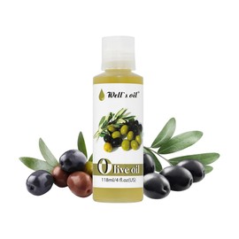 Well’s Oil Olive Oil | 4 fl oz (118 ml) | 100% Pure & Refined | Multi-Use Oil for Hair, Skin & Nails | Ideal for Beauty & Massage