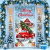 Red Car Christmas Door Cover