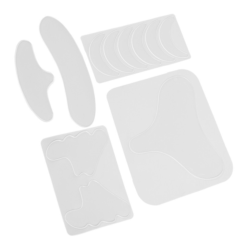 11pcs Facial Wrinkle Flattening Patch Remove Eye Bags Silicone Anti