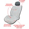 Roll Tuff Waterproof Retractable Car Seat Cover (White)