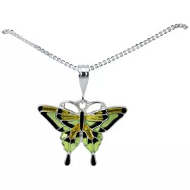 Zarah Zaralite Tiger Swallowtail Butterfly Necklace