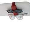 Ompellus Magnetic Sunglasses Holder for Car Sun Visor, Double Position