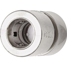 GEKA Plus hose piece "plug-in system", 3/4 inch - 19 mm MS Ni water stop, 46.0743