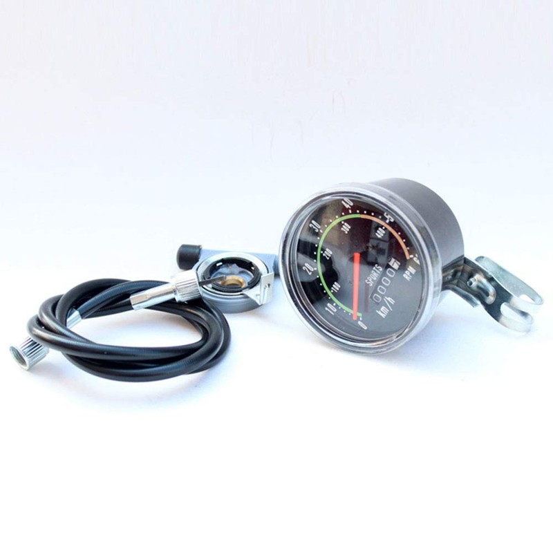 MOVKZACV Mechanical Speedometer for Bicycle, Universal Bike Cycling Odometer Waterproof