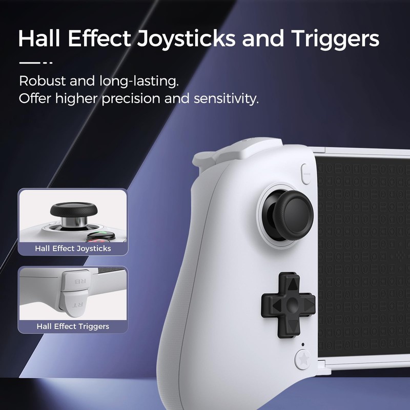 AKNES 8BitDo Ultimate Bluetooth Mobile Gaming Controller for Android, Hall