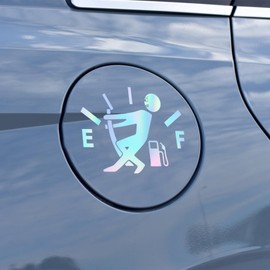 Lyxheth Car Fuel Tank Cap Stickers, Car Stickers and Decals, High Gas Consumption Decal Auto Fuel Tank Cover Sticker, Universal Funny Signs Decal Auto Accessories for Most Vehicles (Colorful)