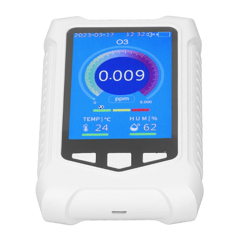 O3 Meter Detector Handheld Colorful USB Charging Sensitive Air Quality