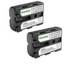Kastar NP-FM500H Battery (2-Pack) for Sony DSLR-A100 A200 A300 A350