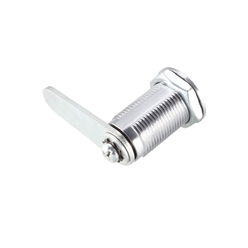 sourcing map Cam Lock 1-1/8" Cylinder Length Cabinet Locks with