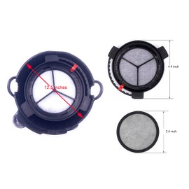 Replacement Coffee Maker Water Filter with Frame for Mr. Coffee Coffee Maker, Compatible Mr Coffee Water Filter Dics and Holder- WF10 (1 Filter Disk+ 1 Frame)