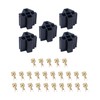 HiSport 5-Pin 12V 30A/40A Relay Connector with 6.3mm Terminals (5-Pack),