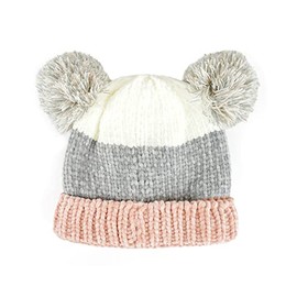 Undercover Baby Chenille Striped Hat with Pom Poms GL946 3-6 Months